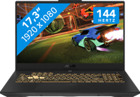 ASUS TUF Gaming F17 FX707VV-HX190W Laptop 43,9 cm (17.3") Full HD Intel® Core™ i7 i7-13620H 16 GB DDR5-SDRAM 512 GB SSD NVIDIA GeForce RTX 4060 Wi-Fi 6 (802.11ax) Windows 11 Home Zwart, Grijs - thumbnail