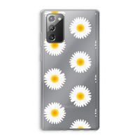Margrietjes: Samsung Galaxy Note 20 / Note 20 5G Transparant Hoesje