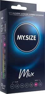MySize PRO 64mm - Ruimere XXL Condooms Mix - 10 stuks