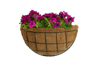 Hanging basket metaaldraad groen geepoxeerd - Nature