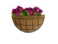 Hanging basket metaaldraad groen geepoxeerd - Nature