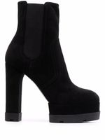 Casadei bottines Nancy en daim - Noir - thumbnail