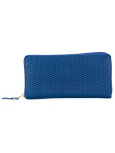 Comme Des Garçons Wallet portefeuille à design perforé - Bleu