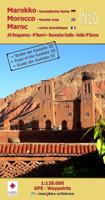 Wegenkaart - landkaart N10 AIt Bouguemez MSemrir Boumalne Dadès Kelaa MGouna | Huber Verlag
