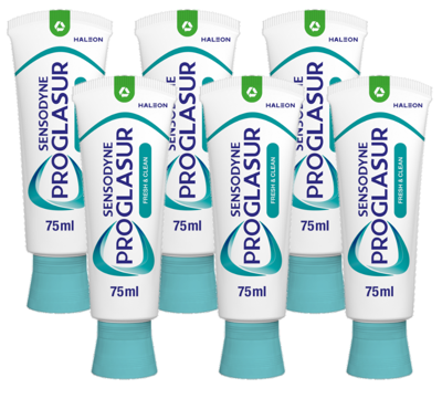 Sensodyne Proglasur Fresh & Clean Tandpasta Multiverpakking