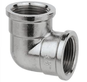 Kirchhoff Messing bocht 90°, chroom, 3/4"IT - 989383155