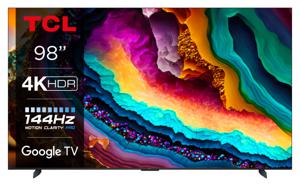 TCL 4K DLED Android Smart XXXL TV 98P745 144HZ (2023) 98″