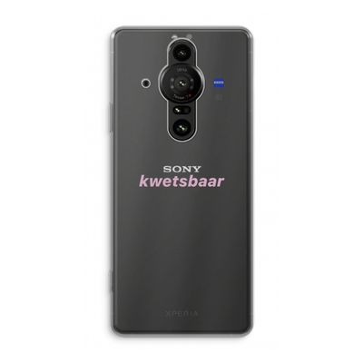 kwetsbaar: Sony Xperia Pro-I Transparant Hoesje