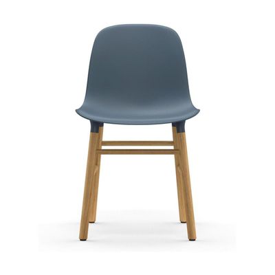 Normann Copenhagen Form eetkamerstoel Blue vierpoot eikenhout