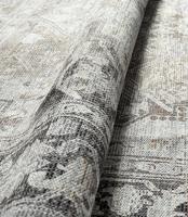 Laagpolig Vintage Vloerkleed Edessa Cream/Grijs-160 x 230 cm