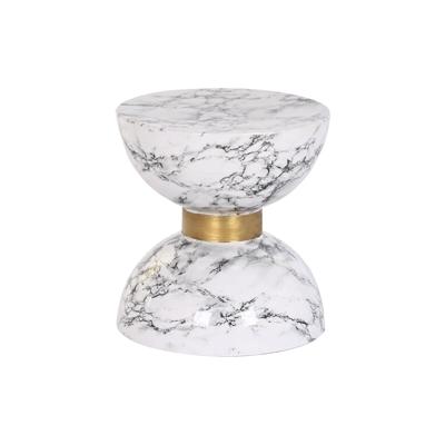 Bijzettafel DKD Home Decor Wit Ijzer 33 x 33 x 35 cm