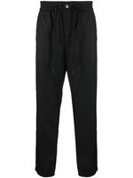 Versace Jeans Couture pantalon droit à lien de resserrage - Noir - thumbnail