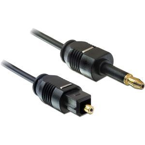 DeLOCK Toslink male -> toslink mini 3.5mm, 2m kabel 82876