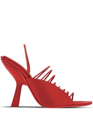Ferragamo sandales Altaire 105 mm à brides - Rouge