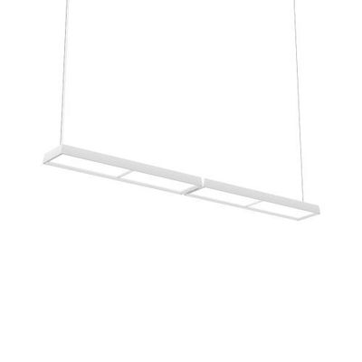 Louis Poulsen Slim Box Suspended Double Hanglamp - Kelvin instelbaar 4707lm Dali - Micro Prismatic - Wit