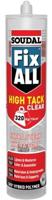 Soudal fix - all "high-tack" clear | lijmkit | transparant | 290 ml - 130276