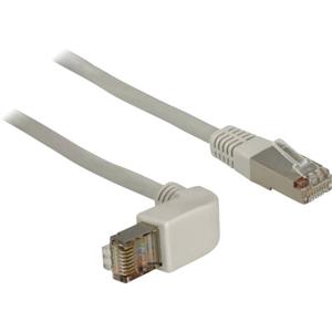 Delock 83515 RJ45 Netwerkkabel, patchkabel CAT 5e S/FTP 1.00 m Grijs 1 stuk(s)