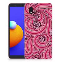 Samsung Galaxy A01 Core | Hoesje maken | Swirl Pink