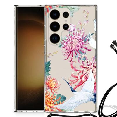 Samsung Galaxy S24 Ultra Case Anti-shock Bird Flowers Samsung Galaxy S24 Ultra Case Anti-shock Bird Flowers