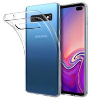 Antislip Samsung Galaxy S10+ TPU Hoesje - Doorzichtig