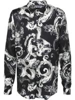 Versace Jeans Couture chemise à motif baroque - Noir - thumbnail