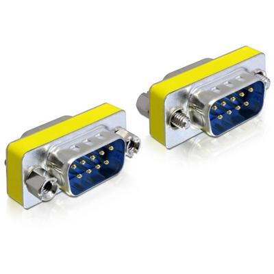Delock 65009 VGA Adapter [1x D-sub stekker 9-polig - 1x D-sub stekker 9-polig] Zilver