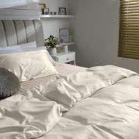 Dommelin Dommelin Laken Uni Satijn 300TC 516 Beige 240x270 cm