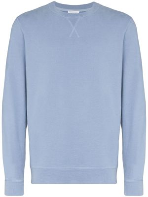 Sunspel sweat classique - Bleu
