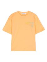 Calvin Klein Kids t-shirt à logo imprimé - Orange