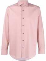 Zegna chemise à boutonnière - Rose