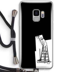Musketon Painter: Samsung Galaxy S9 Transparant Hoesje met koord