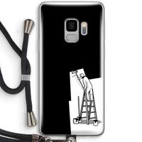 Musketon Painter: Samsung Galaxy S9 Transparant Hoesje met koord