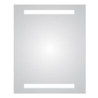 Spiegel Plieger Basic Met LED Verlichting 2 Zijden Horizontaal 40x80cm - thumbnail