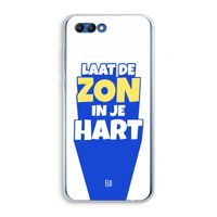 Laat de zon in je hart: Honor 10 Transparant Hoesje