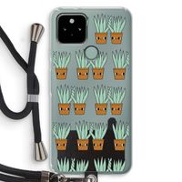Sansevieria: Pixel 5 Transparant Hoesje met koord
