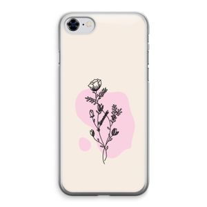 Roses are red: iPhone 8 Transparant Hoesje