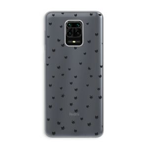 Kleine kattenkopjes: Xiaomi Redmi Note 9 Pro Transparant Hoesje