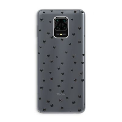Kleine kattenkopjes: Xiaomi Redmi Note 9 Pro Transparant Hoesje