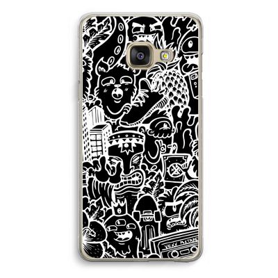 Vexx Black Mixtape: Samsung Galaxy A3 (2016) Transparant Hoesje