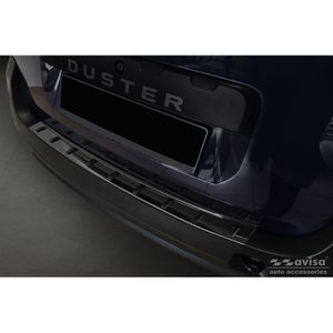 Zwart RVS Bumper beschermer passend voor Dacia Duster 2010-2013 & Facelift 2013-2017 'STRONG EDI AV254004