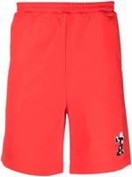 Helmut Lang short Figure à logo imprimé - Rouge