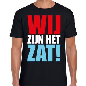 Wij zijn het zat protest t-shirt zwart voor heren