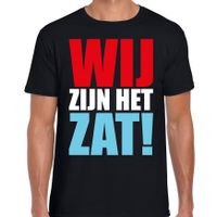 Wij zijn het zat protest t-shirt zwart voor heren