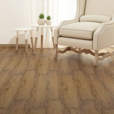 VidaXL Vloerplanken zelfklevend 5,21 m² 2 mm pvc walnootbruin