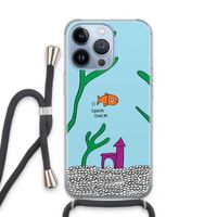 Aquarium: iPhone 13 Pro Transparant Hoesje met koord