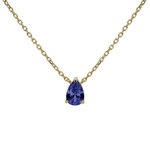 Karma Ketting Julia Sapphire Blue Goud