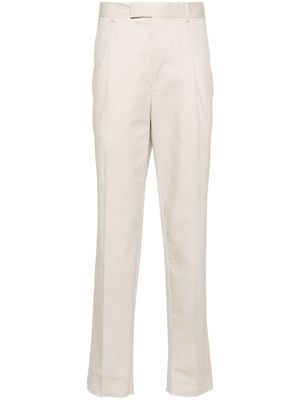 Zegna pantalon chino à taille mi-haute - Tons neutres