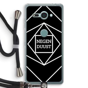 Negenduust geometrisch: Sony Xperia XZ2 Compact Transparant Hoesje met koord