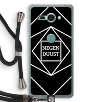 Negenduust geometrisch: Sony Xperia XZ2 Compact Transparant Hoesje met koord