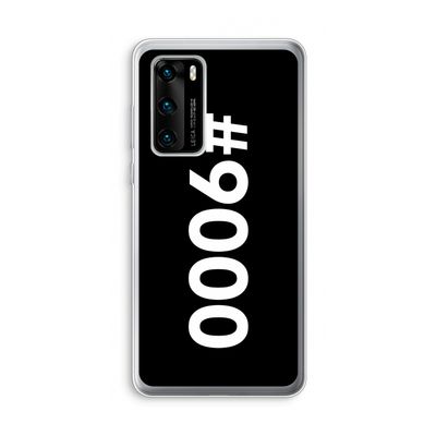 #9000: Huawei P40 Transparant Hoesje